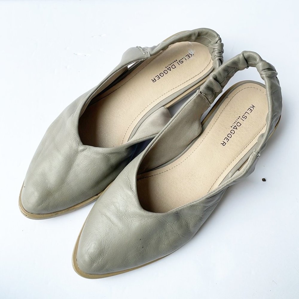 Kelsi Dagger Leather Flats Shoes Size 8.5